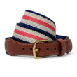 Load image into Gallery viewer, Dockside: Belt - Coral/Ivory/Navy