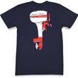 Load image into Gallery viewer, Outboard: Short Sleeve T-Shirt - Navy/Red