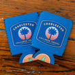 Load image into Gallery viewer, Vintage Sunset: Can Cooler - Navy