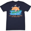 Load image into Gallery viewer, Crack Shot Kringle: Short Sleeve T-Shirt - Navy