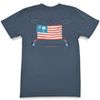 Load image into Gallery viewer, Charleston Rod & Reel: Short Sleeve T-Shirt - Steel Blue