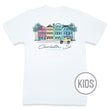 Load image into Gallery viewer, Rainbow Row: Kid's Short Sleeve T-Shirt - White
