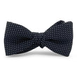Load image into Gallery viewer, Pinpoint: Carolina Cotton Bow - Black/White