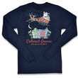 Load image into Gallery viewer, Charleston Christmas: Long Sleeve T-Shirt - Navy