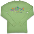 Load image into Gallery viewer, Rainbow Trout: Long Sleeve T-Shirt - Green (Medium & Large)