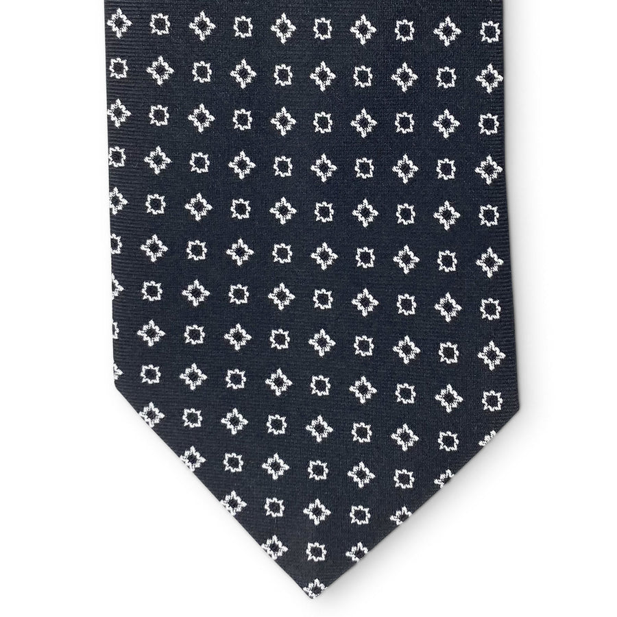Foulard Formal: Tie - Black/White