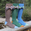 Load image into Gallery viewer, Pedigree Mid-Calf Solid: Socks - Turquoise