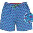 Load image into Gallery viewer, Drunken Crab: Swim Trunks - Blue