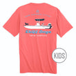 Load image into Gallery viewer, Skiff Dogs: Kid's Short Sleeve T-Shirt - Coral