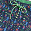 Load image into Gallery viewer, Tiki Happy Hour: Swim Trunks - Navy