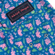 Load image into Gallery viewer, Pink Elephants: Swim Trunks - Blue