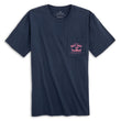 Load image into Gallery viewer, Skiff Dogs Hometown: Pocket Short Sleeve T-Shirt - Navy/Pink