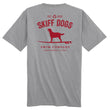 Load image into Gallery viewer, Hang Ten Hound: Pocket Short Sleeve T-Shirt - Gray/Red (S)