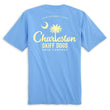 Load image into Gallery viewer, Skiff Dogs Hometown: Pocket Short Sleeve T-Shirt - Azure/Yellow