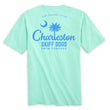 Load image into Gallery viewer, Skiff Dogs Hometown: Pocket Short Sleeve T-Shirt - Mint/Blue