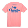 Load image into Gallery viewer, Skiff Dogs Hometown: Pocket Short Sleeve T-Shirt - Pink/Blue