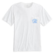 Load image into Gallery viewer, Skiff Dogs Hometown: Pocket Short Sleeve T-Shirt - White/Light Blue