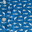 Load image into Gallery viewer, Shark Week: Upcycled Club Polo - Blue