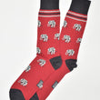 Load image into Gallery viewer, Elephant Stampede: Socks - Red