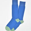 Load image into Gallery viewer, Pedigree Mid-Calf Solid: Socks - Blue