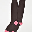 Load image into Gallery viewer, Pedigree Over the Calf Solid: Socks - Brown
