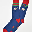 Load image into Gallery viewer, Christmas Cattle: Socks - Navy