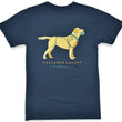 Load image into Gallery viewer, Good Boy: Short Sleeve T-Shirt - Yellow Lab on Steel Blue