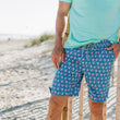Load image into Gallery viewer, Pink Elephants: Swim Trunks - Blue
