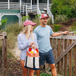 Load image into Gallery viewer, Tiki Happy Hour: Swim Trunks - Navy
