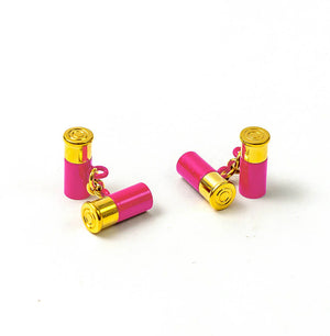 12 Gauge Cufflinks - Pink