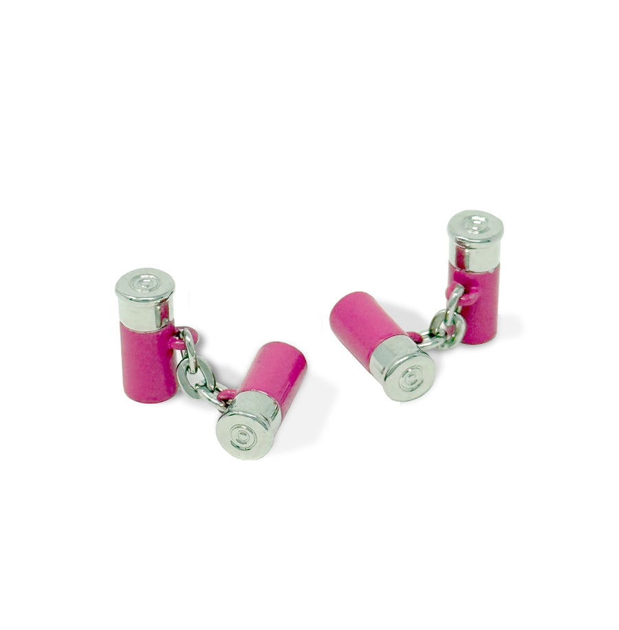 12 Gauge Cufflinks - Pink
