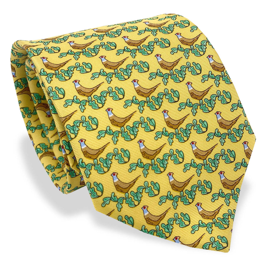 Pheasant Run: Tie - Yellow