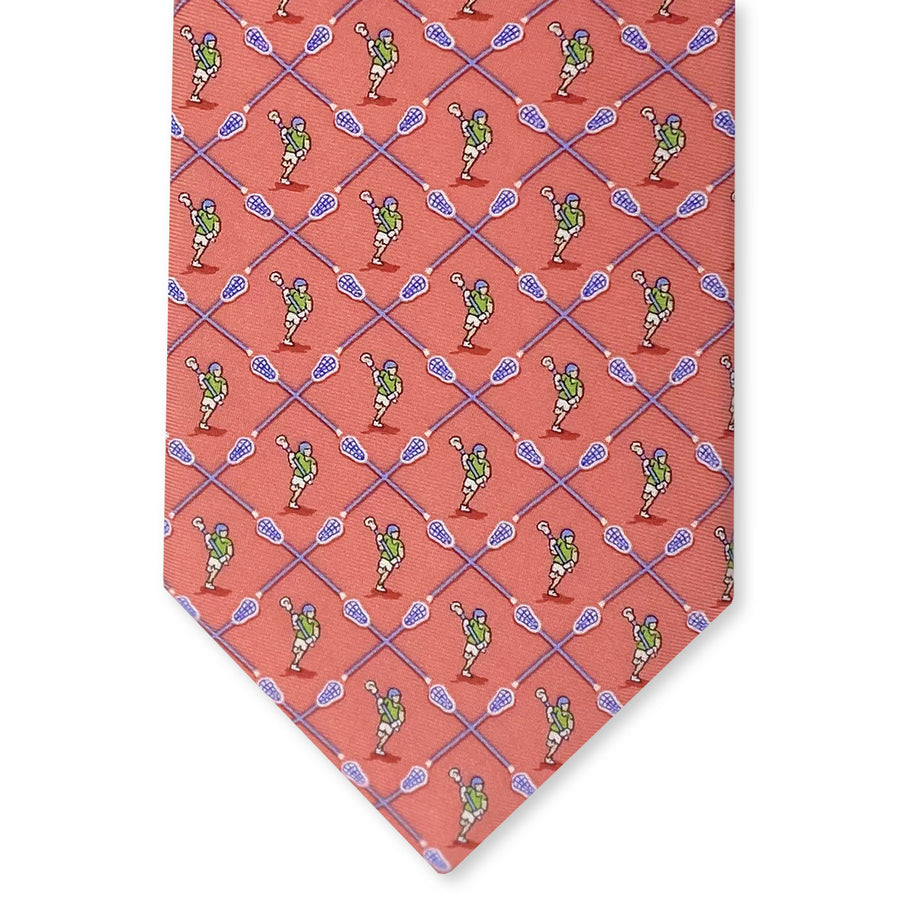 Lacrosse the Field: Tie - Coral