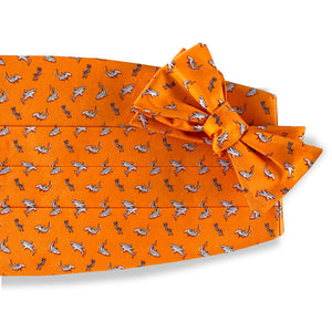 Shark Week: Cummerbund Set - Orange