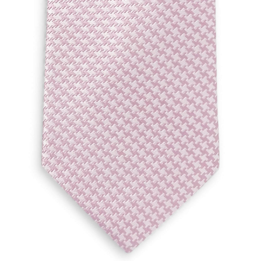 Houndstooth: Tie - Light Pink