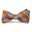 Load image into Gallery viewer, On Air Stripe: Bow Tie - Orange/Blue
