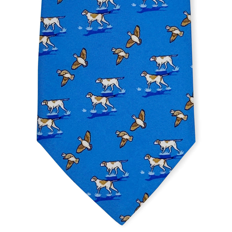 Quail Hunt: Tie - Mid Blue