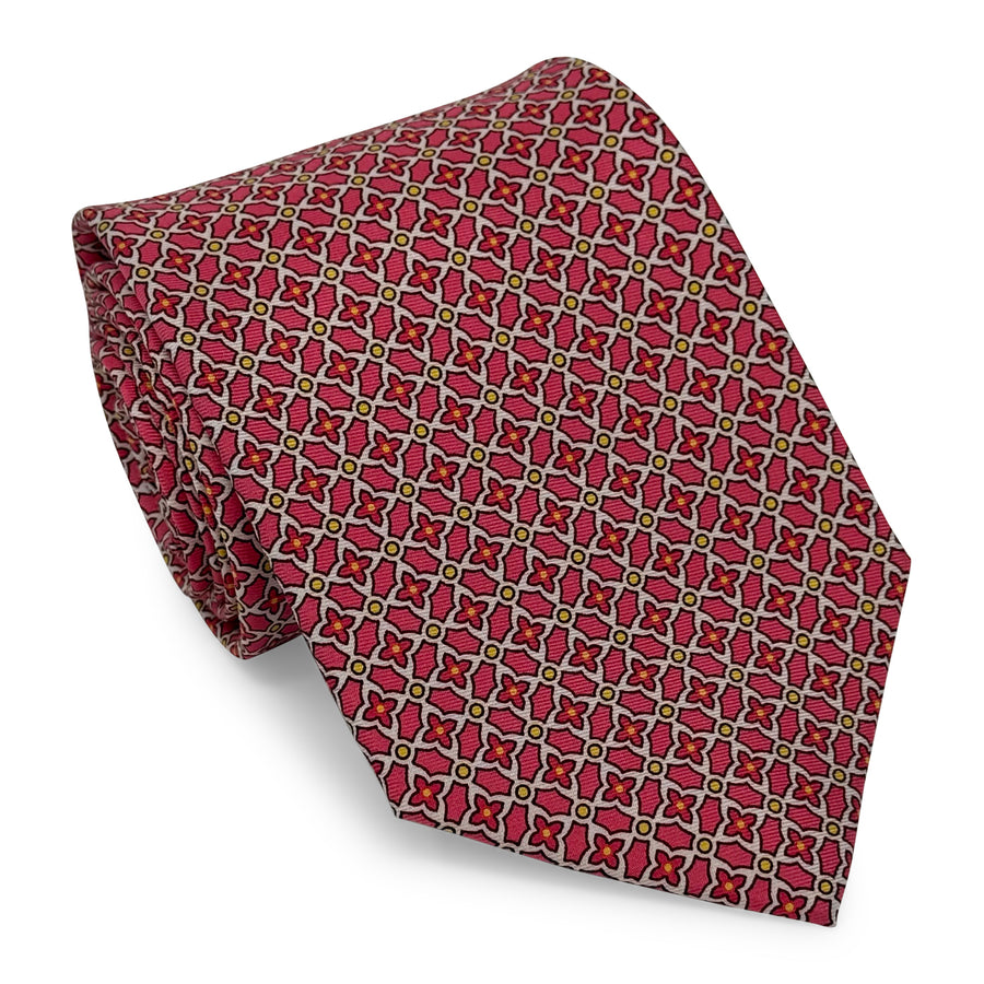 Stained Glass: Tie - Fuschsia