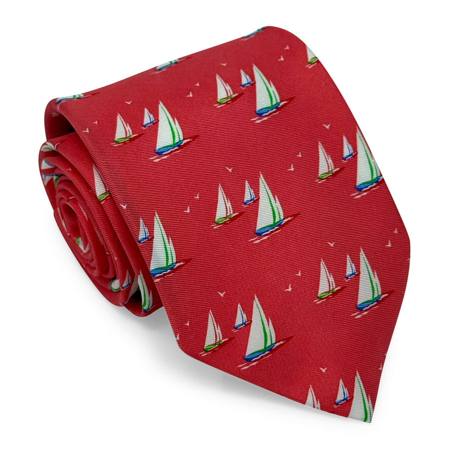 Sail Away: Tie - Coral