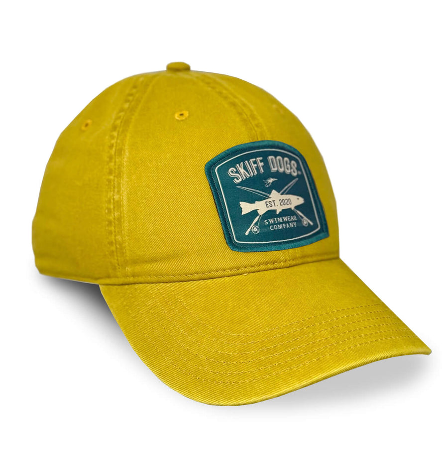 Upstream Battle: Sportsman Cotton Twill Cap - Burnt Gold