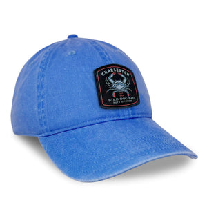 Blue Crab: Sportsman Cotton Twill Cap - Light Blue