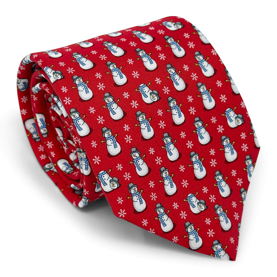 A Frosty Joke: Tie - Red