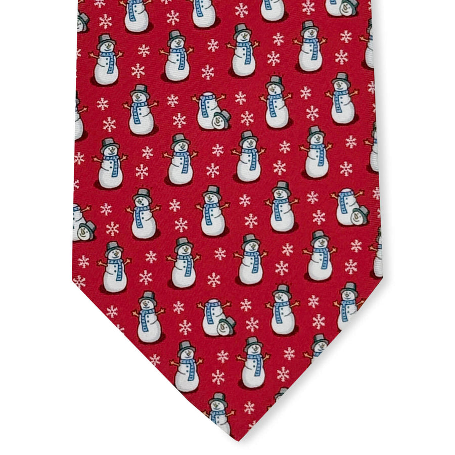 A Frosty Joke: Tie - Red