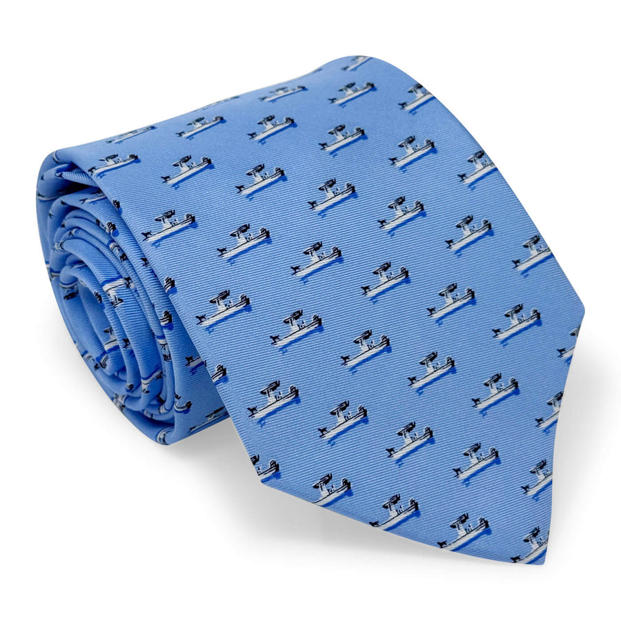 Skiff Dogs: Tie - Light Blue