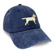 Load image into Gallery viewer, Yellow Lab: Embroidered Twill Cap - Deep Water
