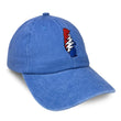 Load image into Gallery viewer, Grateful Bear: Embroidered Twill Cap - Glacier Blue
