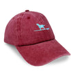 Load image into Gallery viewer, Hang Ten Hound: Embroidered Twill Cap - Deep Red
