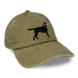 Load image into Gallery viewer, Black Lab: Embroidered Twill Cap - Sand
