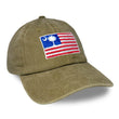 Load image into Gallery viewer, Palmetto Flag: Embroidered Twill Cap - Sand

