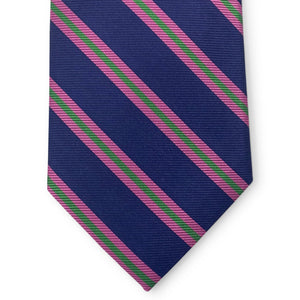 Berkshire: Tie - Navy/Pink/Green